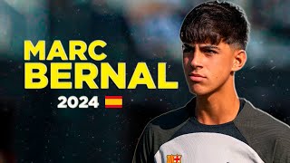 Marc Bernal - Defensive Skills - Goals - Assists - Tackles 2024 || 16 Years Old - FC Barcelona 🔵🔴