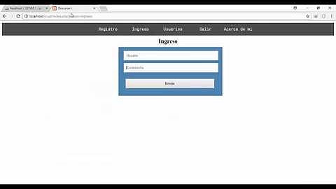 Crud con el patrón mvc en php parte 5 (ingreso de usuarios)