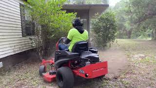 Lawn grows RAMPANT while OWNER is out of STATE