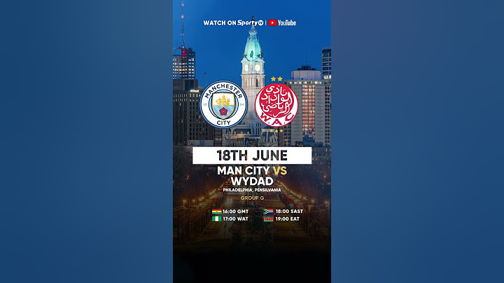 🏴󠁧󠁢󠁥󠁮󠁧󠁿 MANCHESTER CITY 🆚 WYDAD AC 🇲🇦 | Exclusively free on SportyTV #mancity #FIFACWC #SportyTV