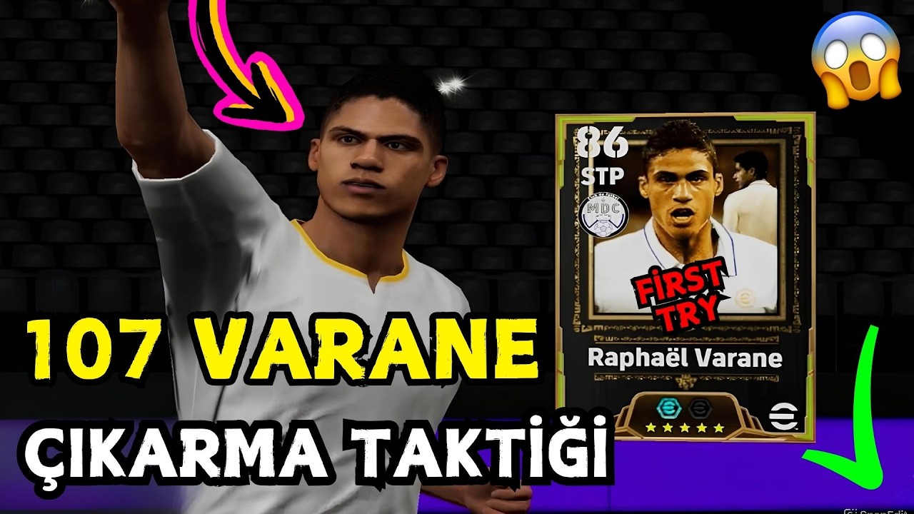 107 VARANE ÇIKARMA TAKTİĞİ 😱 PES EPİC ÇIKARMA TAKTİĞİ 🔥 EFOOTBALL 2026
