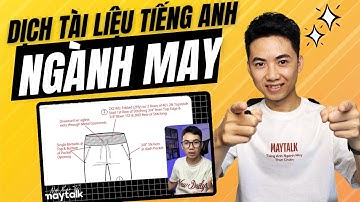 Học Tiếng Anh  Ngành May Qua Dịch Tài Liệu - #maytalk #tienganhnganhmay