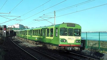 IE 8300 Class Dart Train number 8331 - Salthill & Monkstown Station