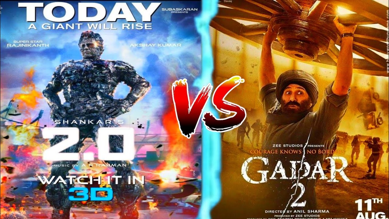 Robot 2.O vs Sadar 2 movie comparison video|box Office collection 
