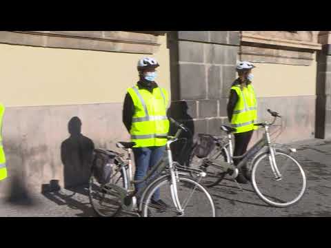 Catania: Polizia Municipale, i nuovi assunti in bicicletta