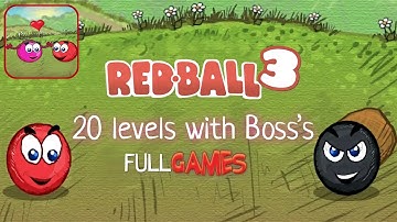 Red Ball 3: Jump for Love – All Levels with (the treacherous) Black Ball *20 levels*