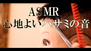 【ASMR/音フェチ】マネキンの髪を刈り上げるハサミの音が心地よい　The sound of scissors cutting the mannequin's hair is soothing