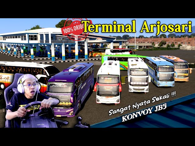 KONVOY OTW TERMINAL ARJOSARI MALANG VERSI ETS2 ‼️😱 SANGAT NYATA class=