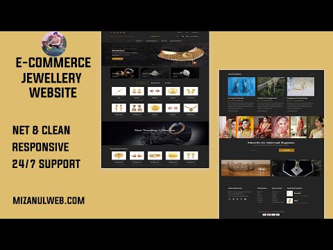 E-COMMERCE Jewellery Website Using HTML, CSS, JAVASCRIPT, BOOTSTRAP