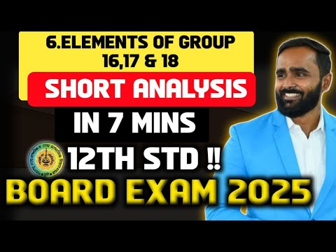 12th Chemistry |7.Elements