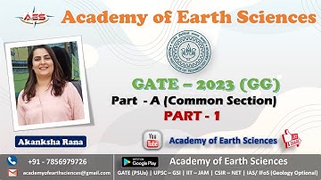GATE - 2023 (GG) | Previous Year Paper Solution | Part - A (Common Section)