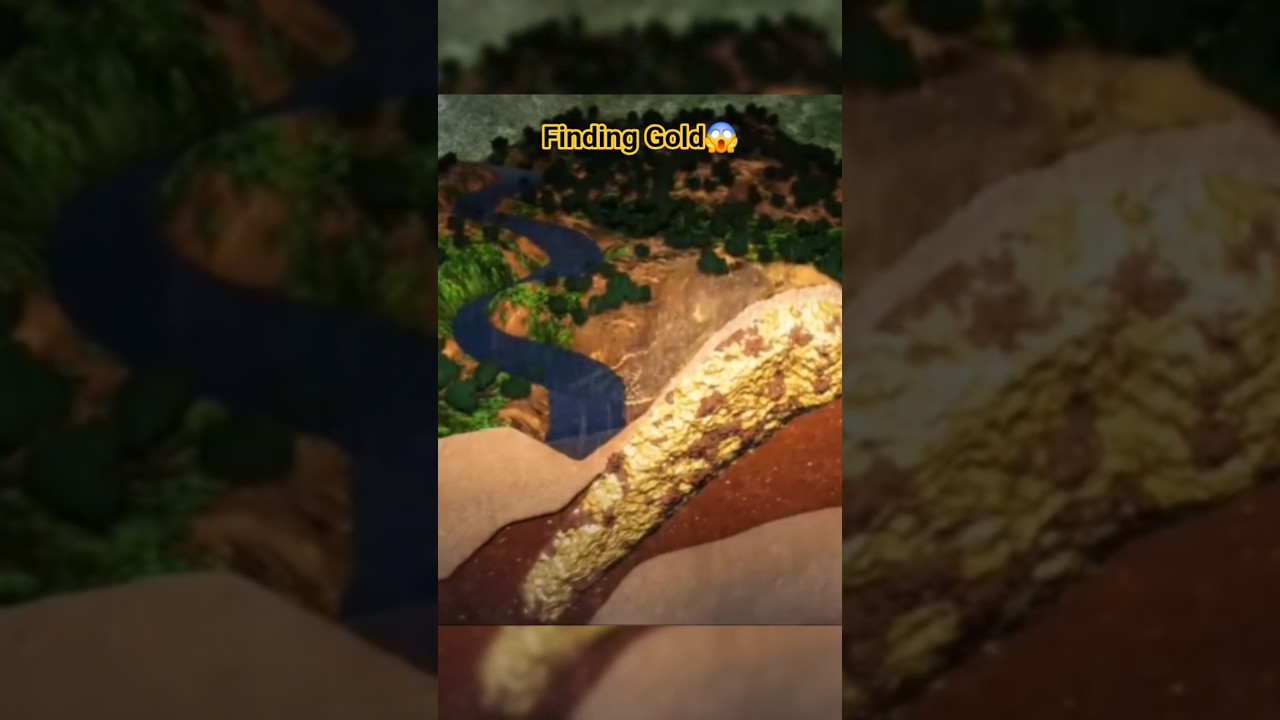 How to find Gold😱❗️❗️❗️#goldindustry #findinggold #gold #shorts