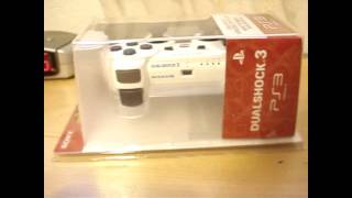 Dualshock 3 White Unboxing-PS3-HD