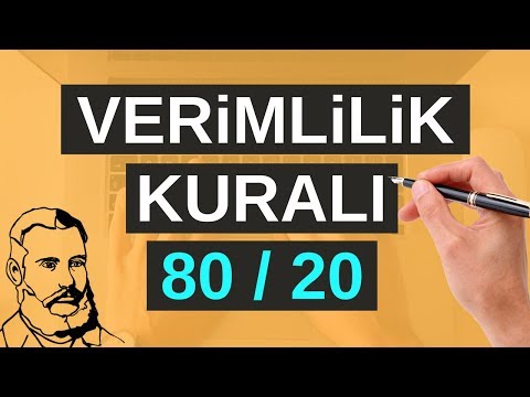 Başarılı insanların daha verimli olabilme sırrı | 80/20 kuralı – Pareto ilkesi