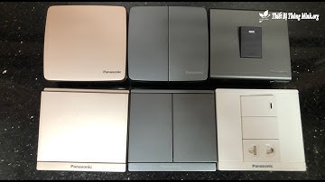 Công Tắc  Vuông Panasonic Minerva | Ổ Cắm  Vuông Panasonic Moderva | Thiet Bi Thong Minh
