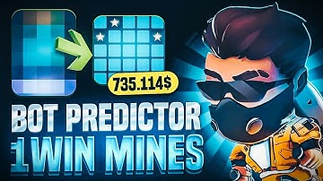 🚀AI BOT GAME STRATEGY 1WIN || MINES HACK ⚡