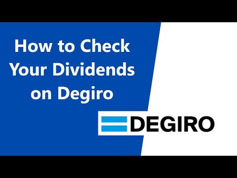 How to Check Your Dividends on Degiro