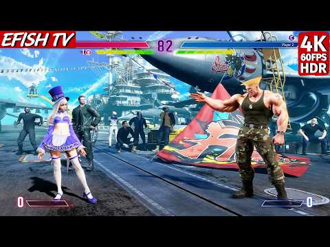 Ingrid vs Guile (Hardest AI) - Street Fighter 6