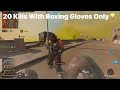 20 Kills Using Boxing Gloves Only On Rebirth 😂