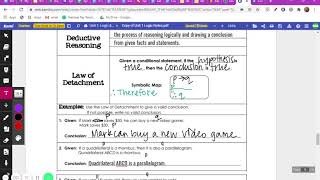 Deductive Reasoning Notes