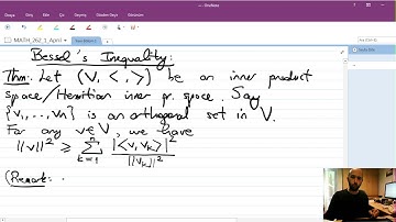 MATH 262 Inner Products - Examples and Additional Results