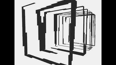 Noisy tunnel. Draw by openFrameworks