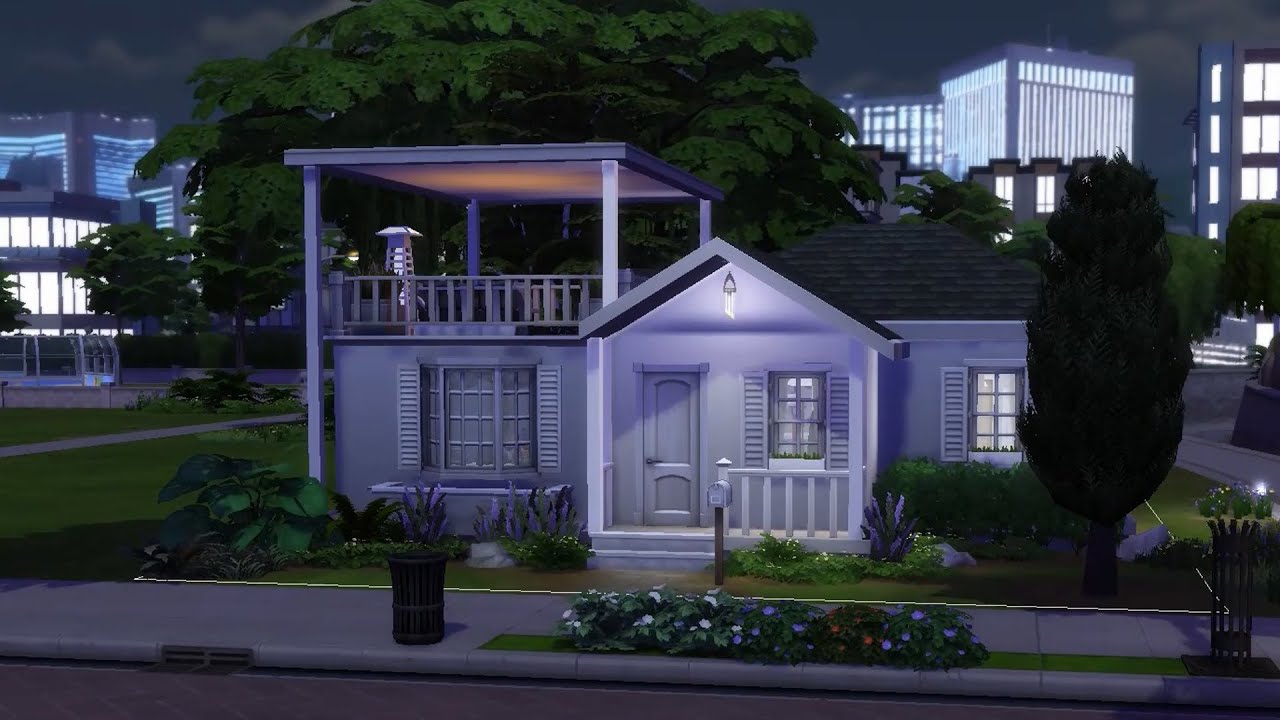 The Sims 4 : Speed Build - Starter House Newcrest - YouTube