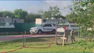 Search warrant being served at the home of James Elmore jr