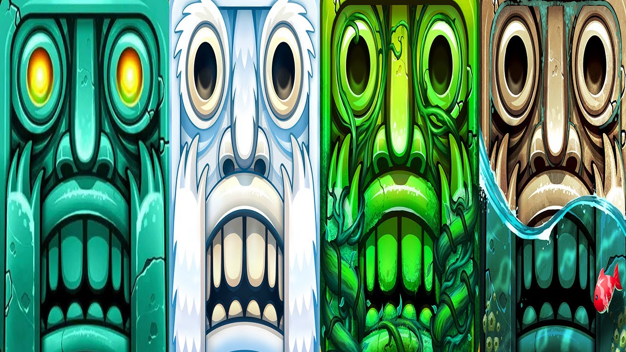 Temple Run 2 Reverse Gameplay - Winter Toyland VS Temple Run Classic