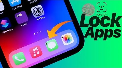 How to lock Apps in iPhone | Face ID & Passcode|💯% working