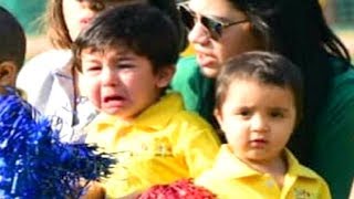 Taimur Ali Khan Crying In School During Cheerleading