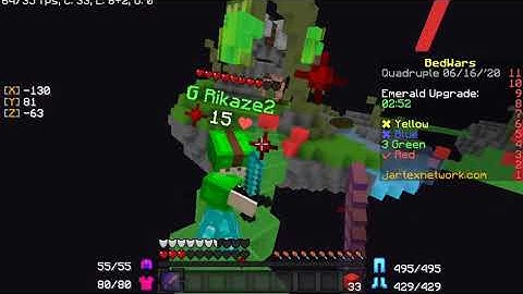 exposing a hacker on jartex bedwars #1