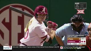 Texas vs alabama softball highlights - game 1