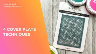 4 Ways to Use Cover Plate Dies | Easy Cardmaking Techniques