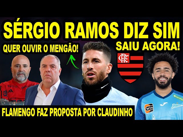 Flamengo planeja proposta formal por Sergio Ramos, diz jornalista