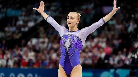 Italy's D'Amato wins Paris balance beam gold, Biles fifth after fall