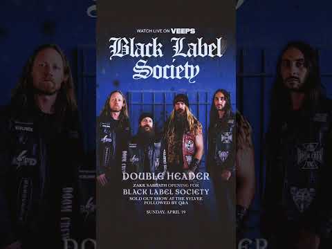 Watch full sets from Black Label Society and Zakk Sabbath Sunday, April 19 on @veeps-official!