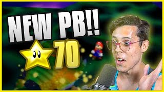 I DID IT AGAIN | Super Mario 64 70 Star Personal Best Speedrun!