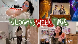 VLOGMAS WEEK 3: christmas shopping, christmas parties, harry potter \& selfcare! | Mia Rits