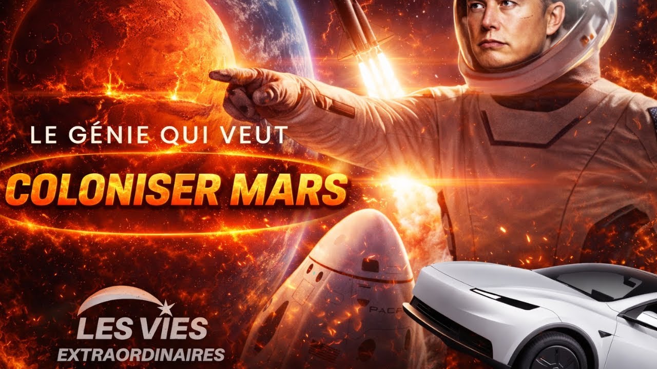 Elon MUSK: Le génie qui veut COLONISER MARS 🚀