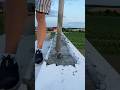 warm reinforced concrete beam above the window #diy