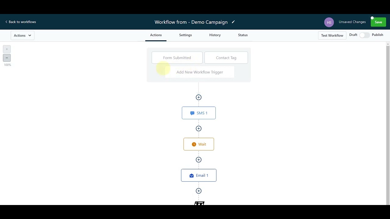 Multiple triggers in one workflow | Click Automations - YouTube