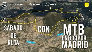 RUTA MTB - los valles de la Fuenfría y río Moros