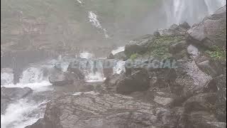 SUARA AIR TERJUN MENGALIR DIIRINGI SUARA BURUNG BERKICAU TERAPI PENYEJUK JIWA