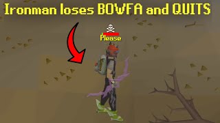 HE LOST HIS BOWFA.. AND QUIT IMMEDIATELY - OSRS BEST HIGHLIGHTS - FUNNY, EPIC \& WTF MOMENTS | 164