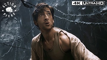 Fighting The Man Eating Bugs (Adrian Brody) | King Kong 4k HDR