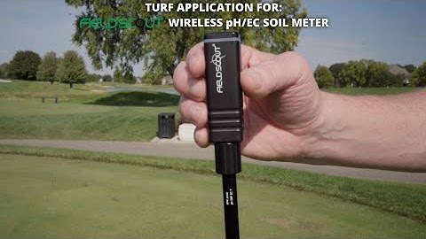 FieldScout Wireless pH/EC Soil Meter - How to Use (Turf Application)