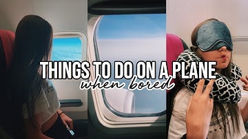 things to do on a plane