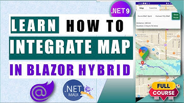 🌍 Master Google Maps in .NET 9 Blazor Hybrid Apps 📍 Markers, 🔍 Search, 🎨 Themes & 📈 Polylines