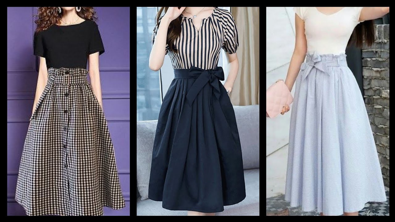 skirt simple midi dress design